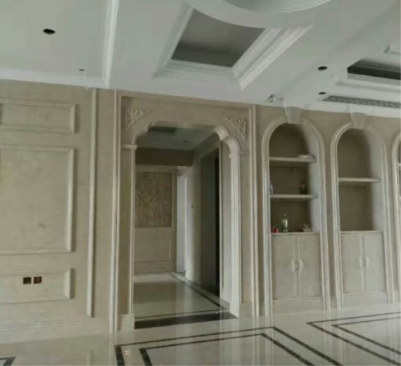 crema marfil door frame